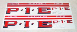 Pair Smith Miller GMC P.I.E. Semi Truck Sticker Set