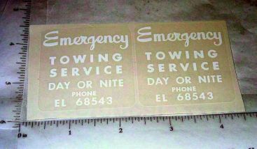 Pair Smith Miller GMC Wrecker Tow Truck Stickers Main Image