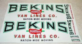 Smith Miller Mack Large Graphic Bekins Sticker Set