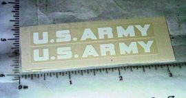 Pair Smith Miller US Army Troop Truck Stickers