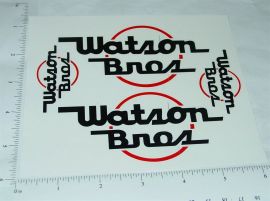 Smith Miller Watson Brothers GMC Van Sticker Set
