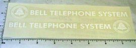 Smith Miller Mack Bell Telephone Sticker Set Pair
