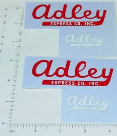 Pair Smith Miller Adley Express Semi Truck Sticker Set