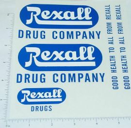 Smith Miller GMC Rexall Drugs Van Sticker Set