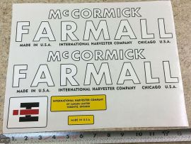 Smith Miller McCormick Farmall Semi Truck Sticker Set