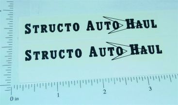 Pair Structo Auto Haul Transporter Stickers Main Image