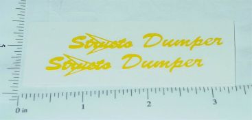 Pair Structo Dumper Dump Truck Stickers Main Image