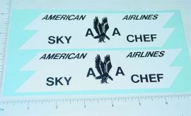 Pair Structo AA Airlines Truck Sticker Set