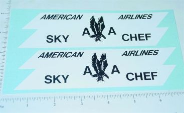 Pair Structo AA Airlines Truck Sticker Set Main Image