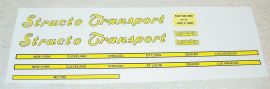 Structo Transport Semi Trailer Sticker Set