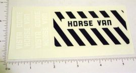 Structo Vista Dome Livestock Semi Sticker Set