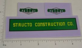 Structo Construction Company Sticker Set