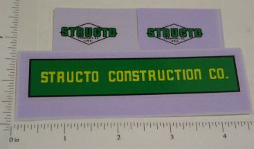 Structo Construction Company Sticker Set Main Image