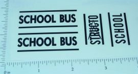Structo Corvair School Bus Sticker Set