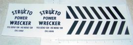 Structo Power Wrecker Replacement Stickers