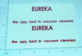 Pair Structo Eureka Vacuums Semi Sticker Set