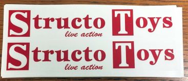 Pair Structo Toys Semi Trailer Stickers Main Image