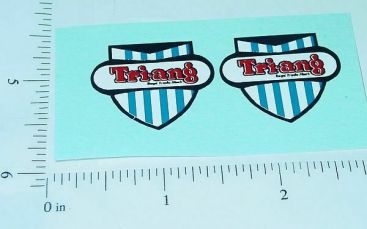 Pair Triang Badge Logo Replacement Stickers Main Image