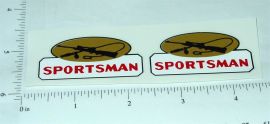 Pair Tonka Sportsman Truck Topper Stickers