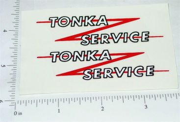 Pair Tonka Service Van Stickers Main Image