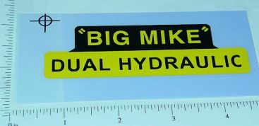 Tonka Big Mike Dual Hydraulic Dump Truck Sticker Main Image