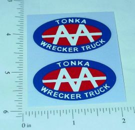 Pair Tonka AA Wrecker Stickers