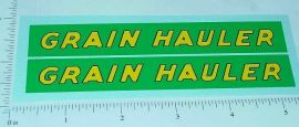 Tonka Grain Hauler Semi Trailer Sticker Pair