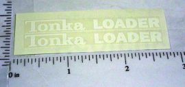 Tonka Loader Vehicle Sticker Pair