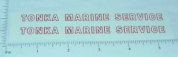 Pair Tonka Marine Service Semi Sticker Set Main Image