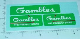 Tonka Gambles Stores Pickup Sticker Set