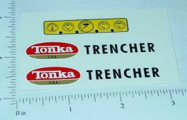 Tonka Trencher Construction Vehicle Sticker Set