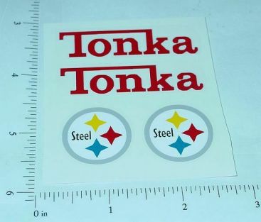 Tonka Pickup Camper Sticker Set Main Image