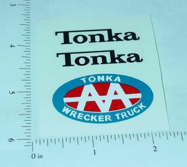 Tonka AA Jeep Wrecker Sticker Set Main Image