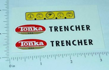 Tonka Trencher Construction Vehicle Sticker Set Main Image