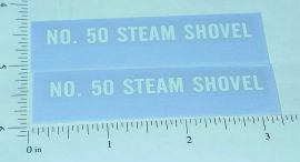 Tonka 49-53 #50 Steam Shovel Sticker Pair