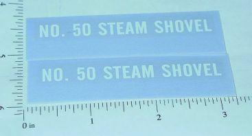 Tonka 49-53 #50 Steam Shovel Sticker Pair Main Image