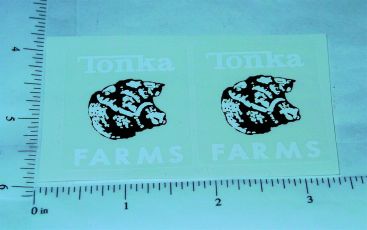 Tonka 1962 to 69 Farms Stake Truck Sticker Pair Main Image