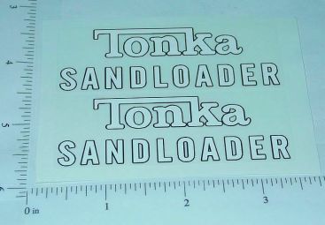 Tonka 1961/62 Sandloader Sticker Pair Main Image