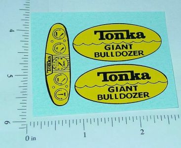 Tonka Giant Bulldozer Sticker Set Main Image