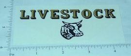 Tonka 1955-57 Livestock Semi Trailer Sticker