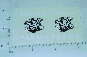 Pair Tonka 1960 Farms Stake Truck Stickers Main Image