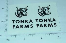 Pair Tonka 56/57 Farms Stake Truck Stickers