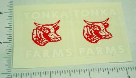 Tonka 57/58 Farms Stake Truck Sticker Pair