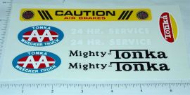 Mighty Tonka AA Wrecker Sticker Set