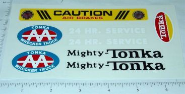 Mighty Tonka AA Wrecker Sticker Set Main Image