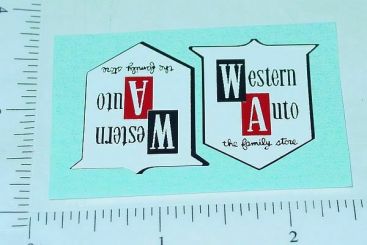 Pair Tonka Western Auto Pickup Truck Stickers Main Image