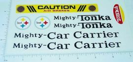 Mighty Tonka Car Carrier Sticker Set