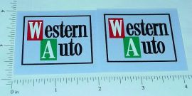 Pair Tonka New Style Western Auto Truck Stickers