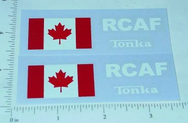 Pair Tonka Royal Canadian Air Force Jeep Stickers Main Image
