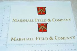 Pair Tonka Marshall Fields Co. Semi Truck Stickers